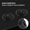 6PCS 12 Volt DC Mini Circle Toggle Switch ON Off Round Rocker Switches SPST 20mm Mini for Car Automotive RV 2 Pin Switch 120V Wired KCD1