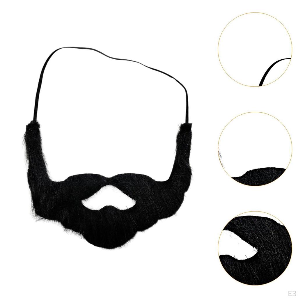 Fake Beard Costume Whisker Mustache for Masquerade Carnival Festive