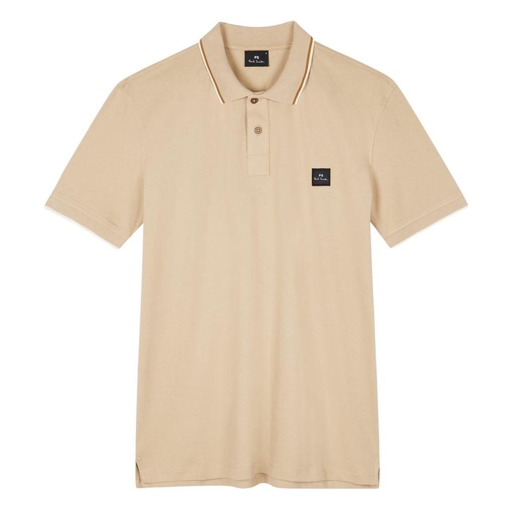 Paul Smith Mens Patch Cotton Logo Polo Shirt