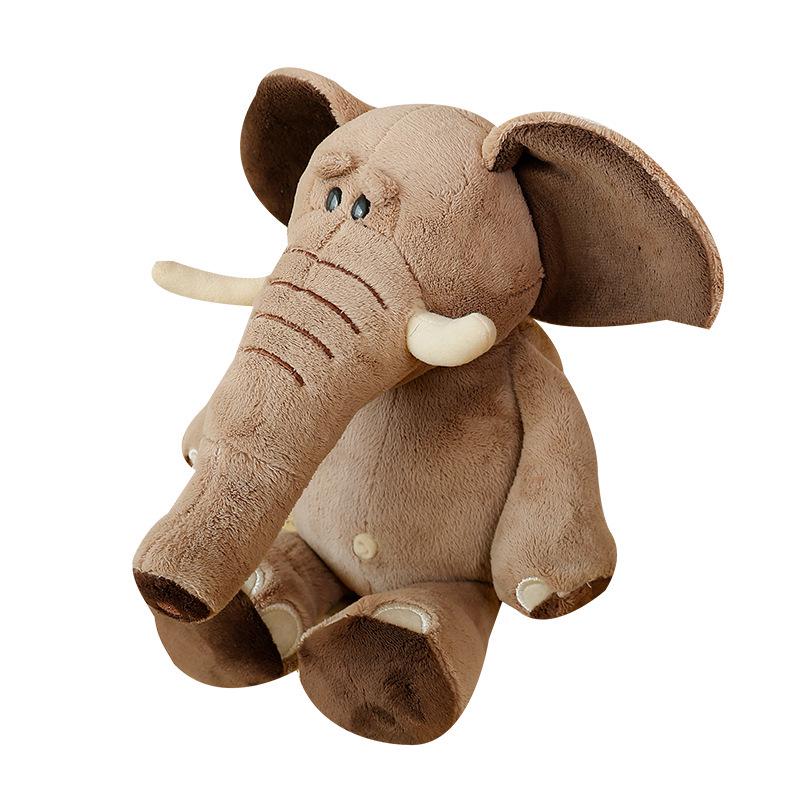 Orman Hayvanları Peluş Oyuncaklar - Aslan, Fil, Goril, Geyik Bebekler - Hayvanat Bahçesi Hediye Koleksiyonu