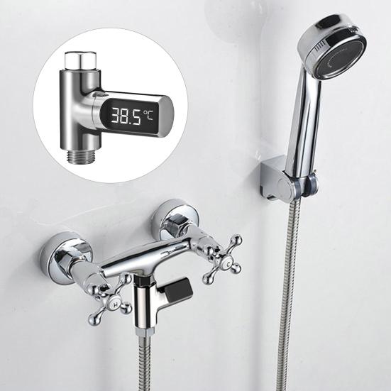 Babyparty Thermometer Sofortanzeige LED Digitalanzeige Wassertemperatur Thermometer Genaues Badarmatur Temperaturmessgerät