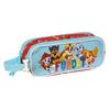 The Paw Patrol Funday Double Tote Pencil Case Red Light Blue (21 X 8 X 6 Cm)
