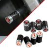4pcs Car Wheel Valve Caps Stem Air Covers for Ralliart ASX Lancer L200 Colt Pajero Outlander Grand Eclipse Galant