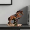 Running Horse Statue Miniature Pony Figurine Resin Simulation Animal Sculpture Home Office Bookshelf Decoration Ornament