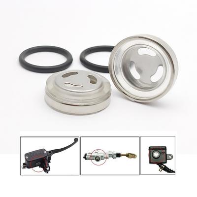Motorcycle Brake Master Cylinder Reservoir Sight Glass For Honda Suzuki Kawasaki