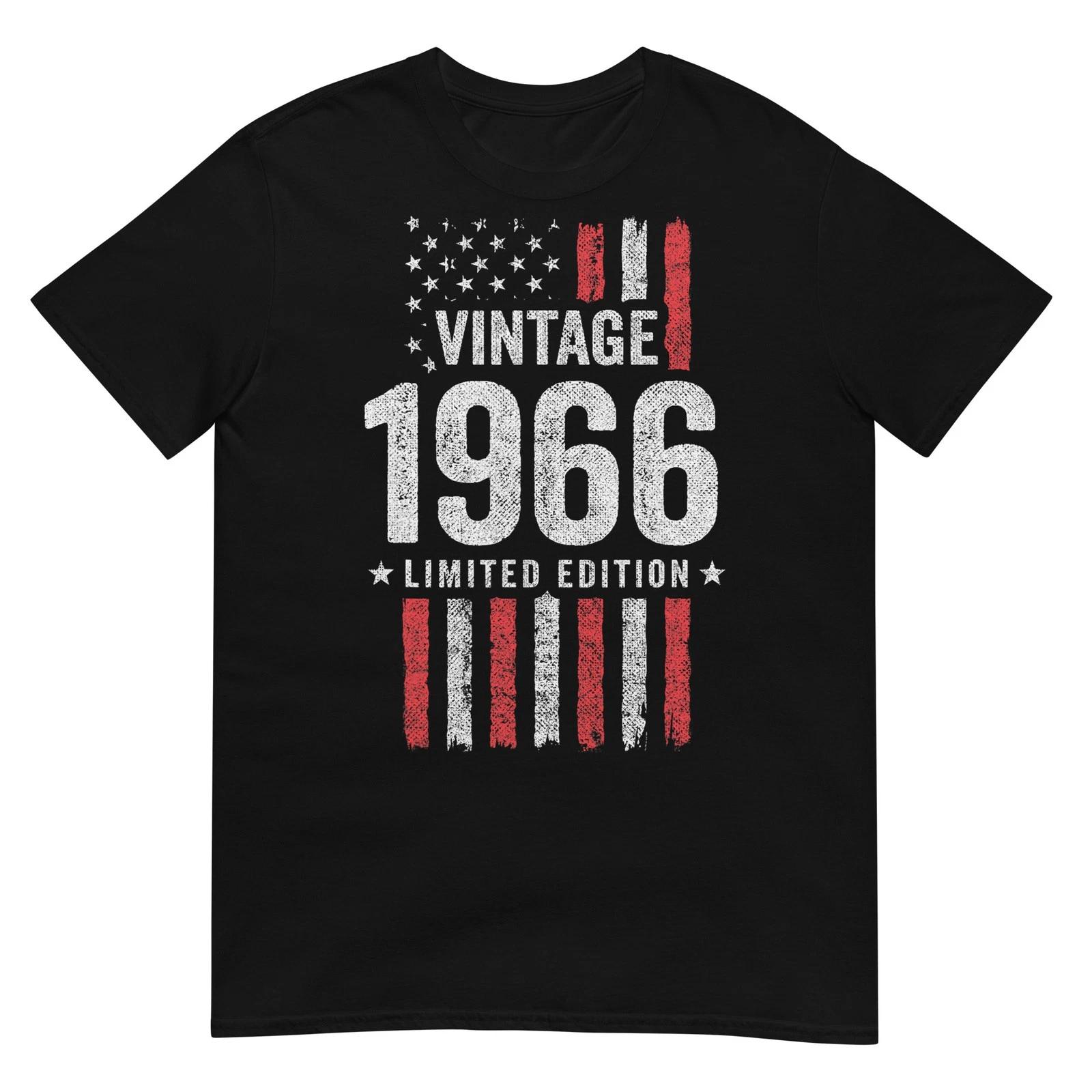 День рождения 1966 года - Родился в 1966 году - Винтажная футболка 1966 года, Ограниченная серия XL