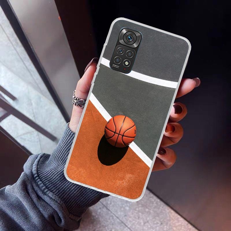 Basketball Basket Sports Phone Case For Xiaomi Redmi Note 15 14 14S 13 12S 12 Pro Plus 11S 11 10S 10 4G Cover 11E 11T 5G Print F