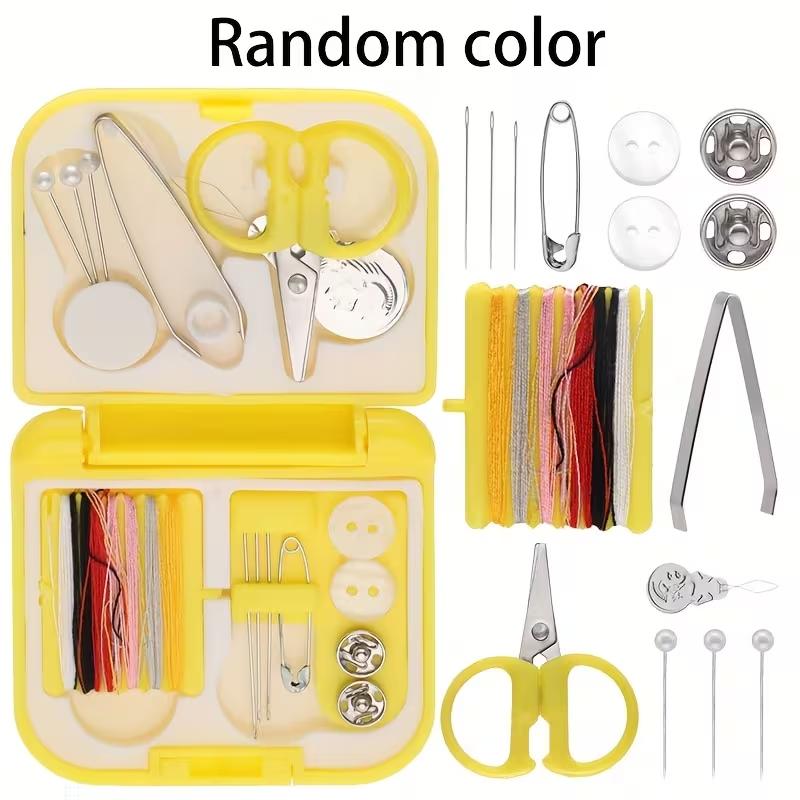 

1set 15pcs Mini Sewing Kit Convenient Sewing Tool Set Sewing Tool Combo DIY Clothing Sewing Supplies