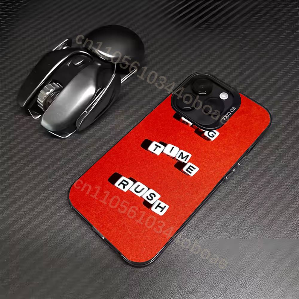 Music B-Big Time Rush Phone Case For iPhone 17,16,15,14,13,12,11,Pro,Max,Plus Soft Black Cover