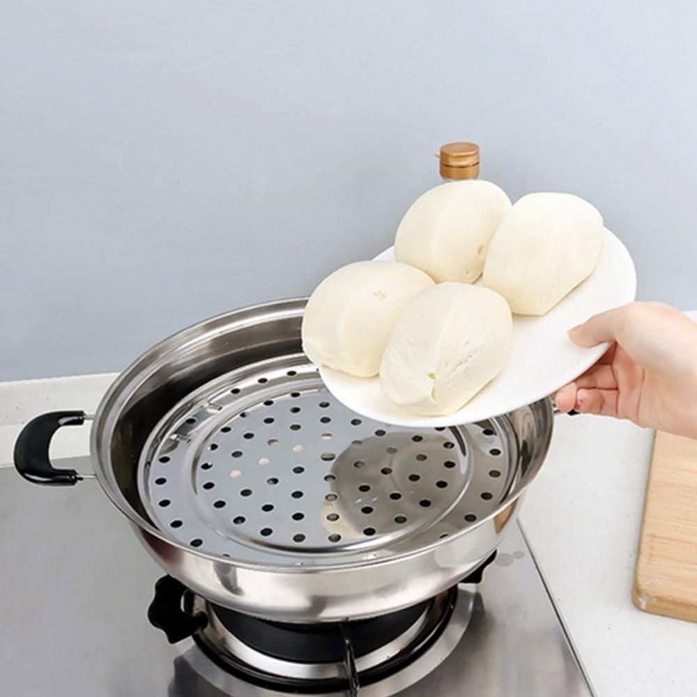Silver Steaming Rack Stainless Steel Steam Rack Stand Convenient Steam Holder Steaming Food
