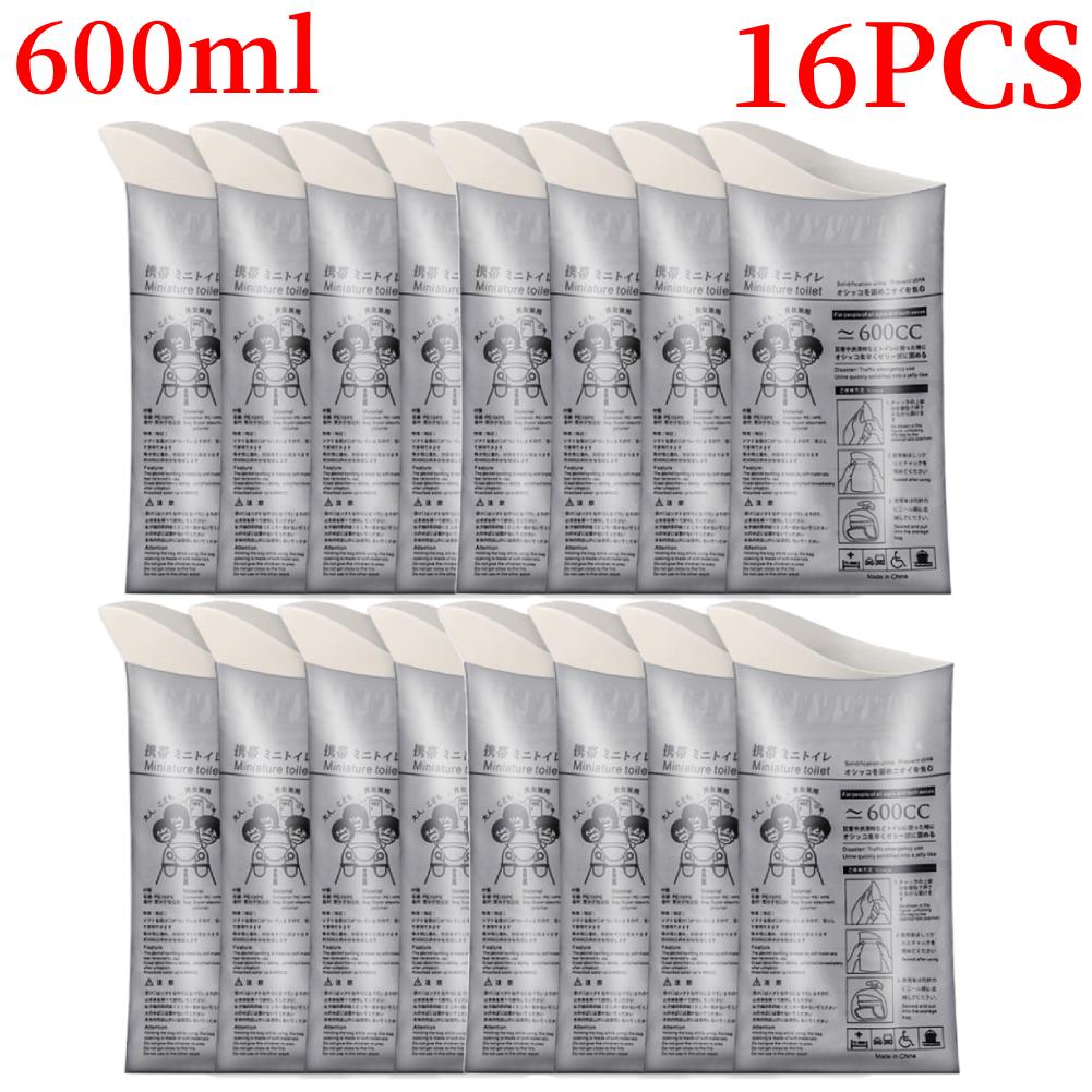 4-32 Stück Tragbare Notfall-Urinalbeutel Outdoor Camping Pinkelbeutel Einweg Reise Erbrochenenbeutel Mobile Toilette für Männer Frauen Kinder