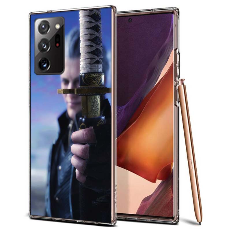 D-Devil May Cry DMC Phone Case for Samsung A55 A35 A25 A15 A07 A05S A16 A17 A26 A36 A37 A56 A57 Galaxy Note 20 10 A50S A71 A51 A