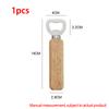 Beer Bottle Opener Bartender Kitchen  Wooden Bottle Opener Stainless Steel Wood Handheld Beer Opener KPQ007