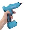 Efficient Cordless Glues Guns 21V Rapid Heating 11mm Glues Sticks Compatibly Perfect For DIY Crafts And Fast Repairs