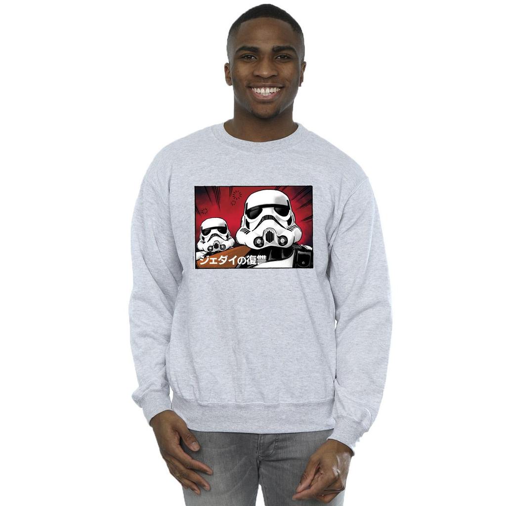 Star Wars Mens Stormtrooper Japanese Sweatshirt