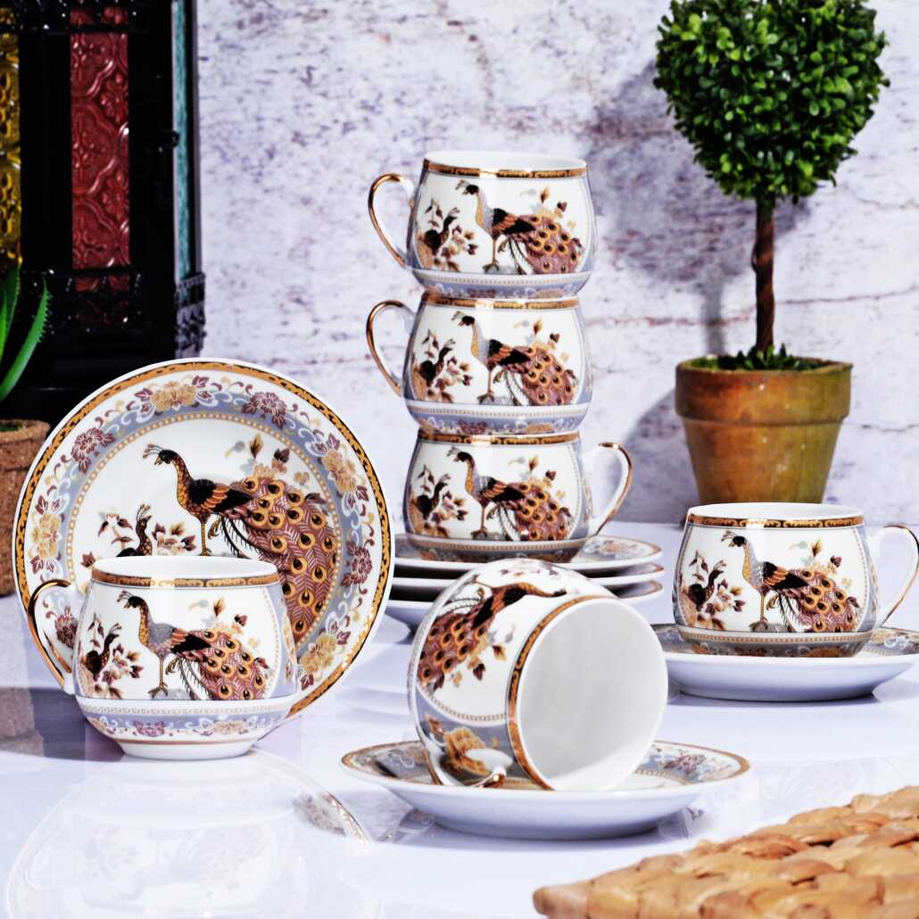 

Kitchen World GSA-53 Фарфоровый набор из 6 пухлых чашек