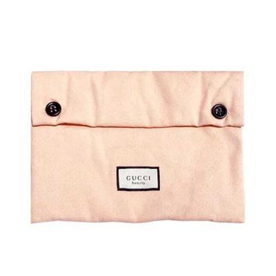 Pink Canvas Cosmetic Storage Bag,8.5L X 6H X 2W,Sweet Style