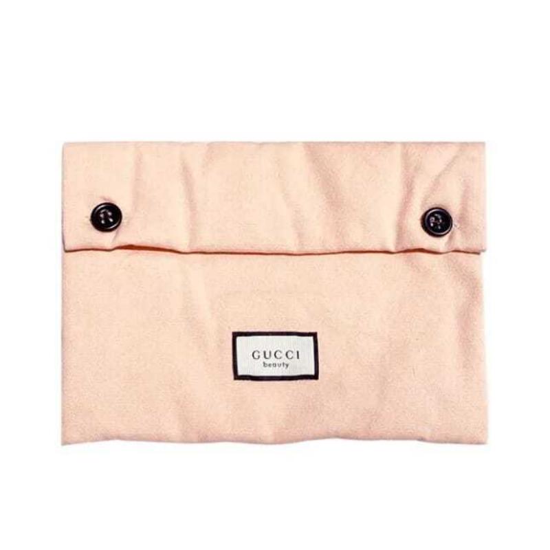 

Gucci Розовая холщовая косметичка, 8,5 л х 6 В х 2 Ш, Милый стиль розовый