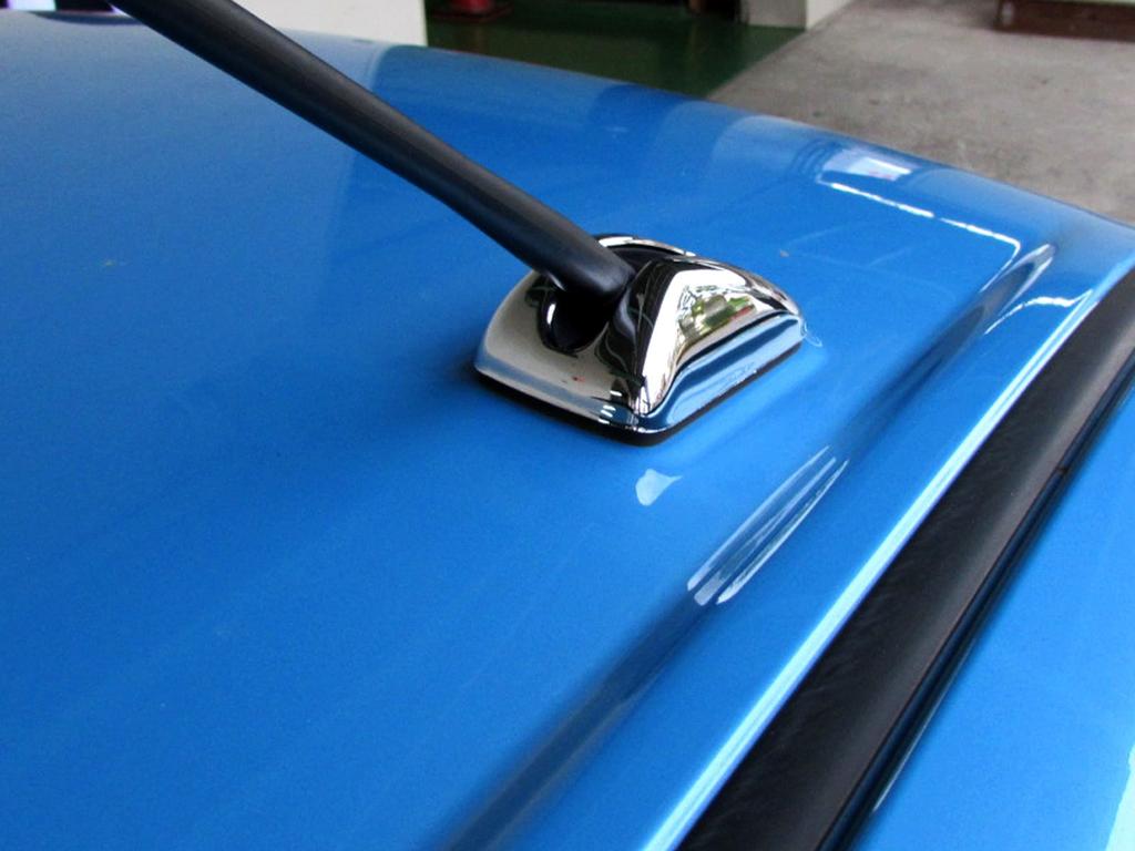 BRIGHTZ Chrome Antenna Cover for the Tanto Custom LA Part Number 22288 Z-Type [ANTENNA-025] LA600S/LA610S (LA600, LA610, A600, A610, 600, 610) -