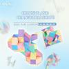 Multi-Color 3D Transformable Magic Cube Puzzle Segments Magic Snake Children Educational Toy Kids Play Toy Gift for Children Kid