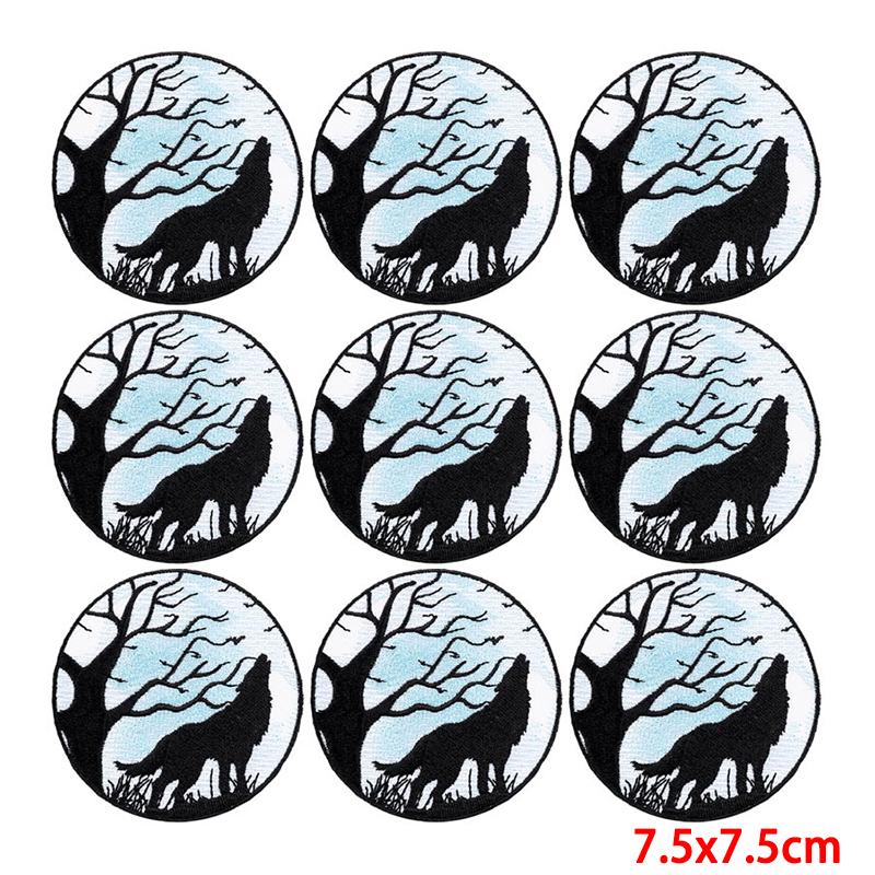 10 pezzi/lotto toppa da ricamo all'ingrosso termoadesiva sulle toppe per abbigliamento toppe su vestiti giacche decorazioni applique forniture per cucire