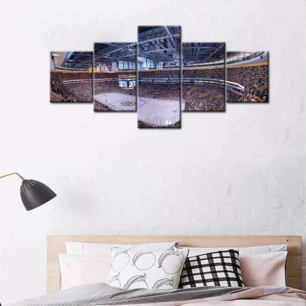 5 sztuk Bost Bruins zagraj w NHL Champi w TD obrazy ogrodowe z plakatem wystrój domu wystrój pokoju zdjęcia ścienne HD drukuj bez ramki