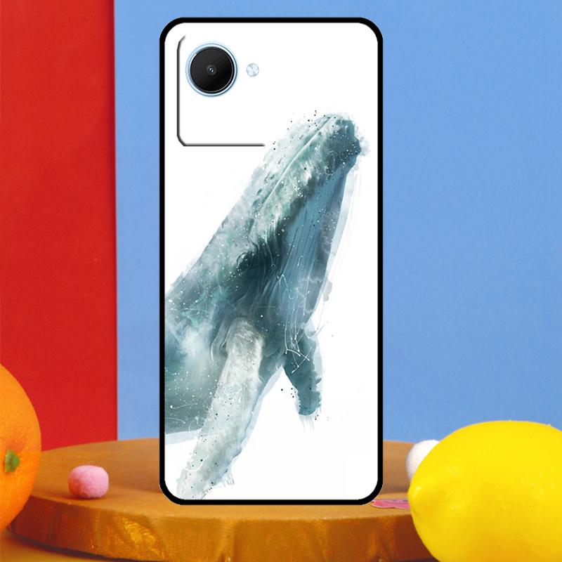 Cartoon Whale For Realme 15 Pro 13 12 11 10 14 Pro Plus C65 C67 C63 C61 C55 C51 C53 C35 C75 GT6 GT7 Case