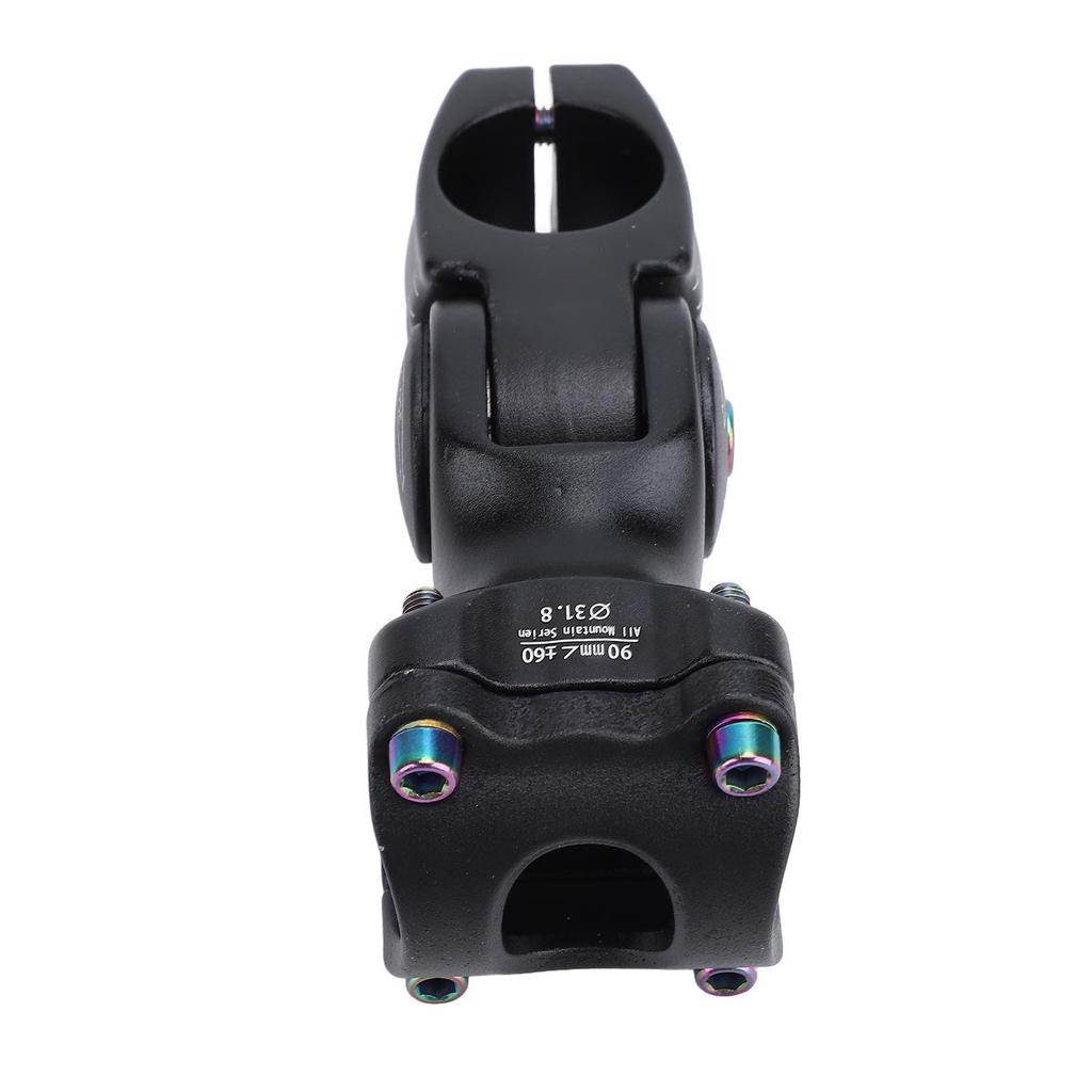 Cycle Stem Plus Minus 60 Degrees Adjustable Aluminum Alloy 90mm Cycle Stem Replacement for 28.6mm