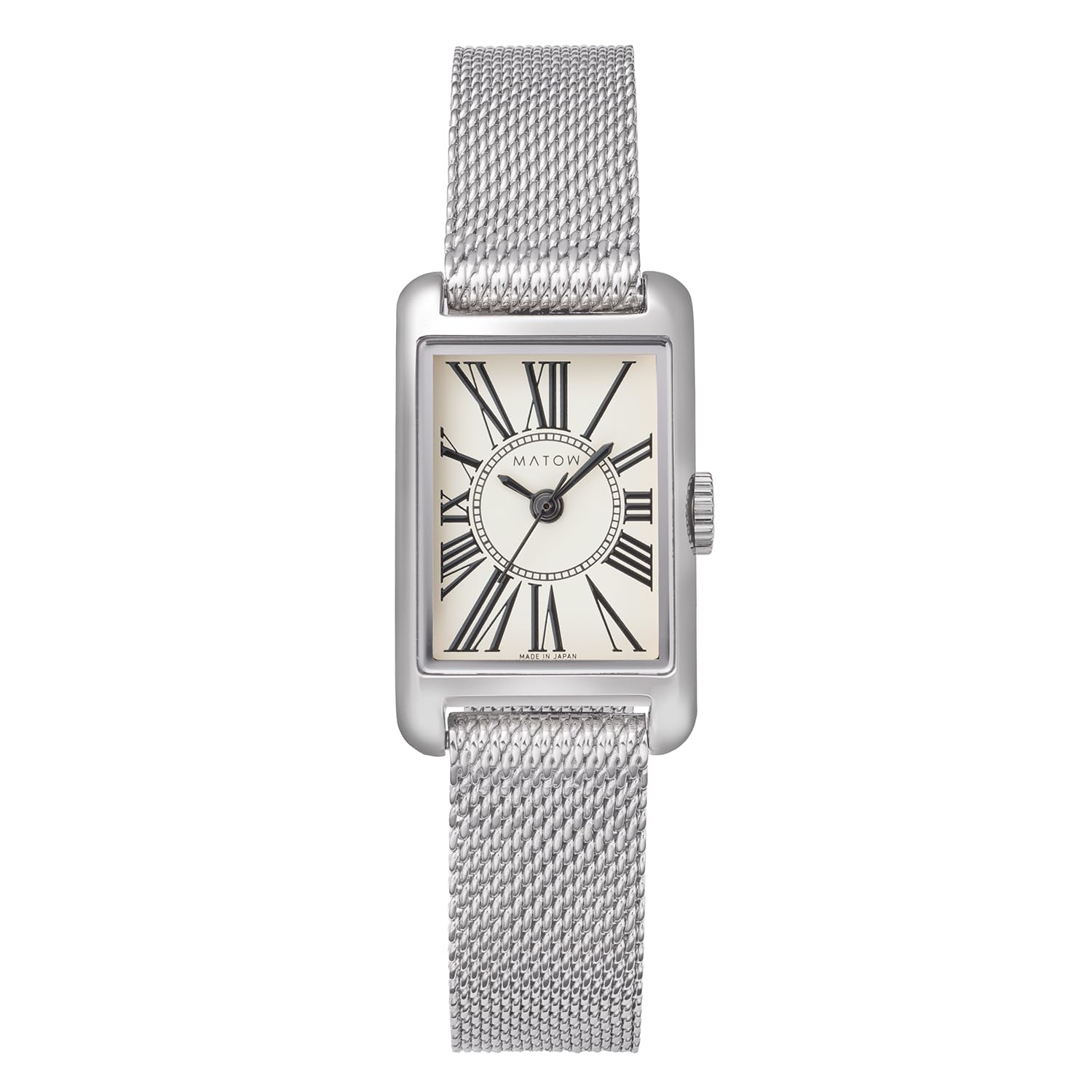 

Авторизованный дистрибьютор Matou Watch mw004009 Oborozuki Oborozuki Rectan Silver Mesh Circle Roman [MATOW] Женские [Tsuki - -]