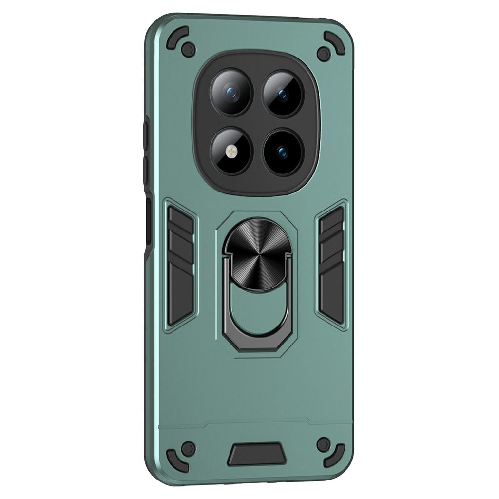 For Xiaomi Poco M8 Pro 5G/Redmi Note 15 Pro+ 5G (Global) Case PC + TPU Drop Defend Phone Cover with Ring Kickstand