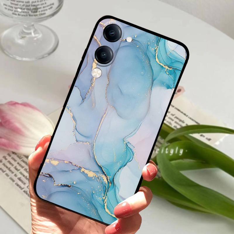 Cartoon Case For vivo Y29s Y04 4G Soft Silicone TPU Phone Protective Cover Cases For VIVO Y04 Fashion Luxury Cute Bumper Fundas