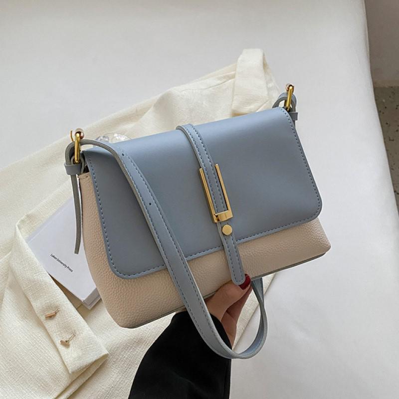 2025 Autumn Women s Retro Crossbody & Shoulder Bag - Trendy, Simple Design синий