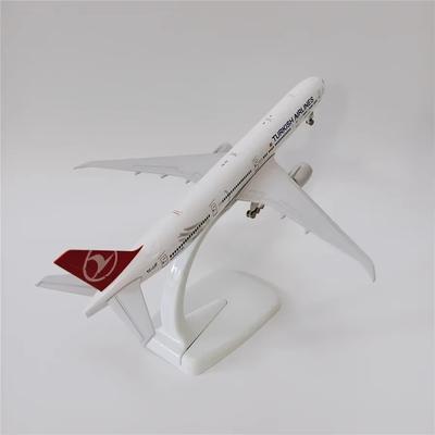Airplanes Decoration 20cm Alloy Metal B777 Turkish Airways 1:400 Scale 777 Aircraft Model Die-cast Aviation Mold Aircraft Replic