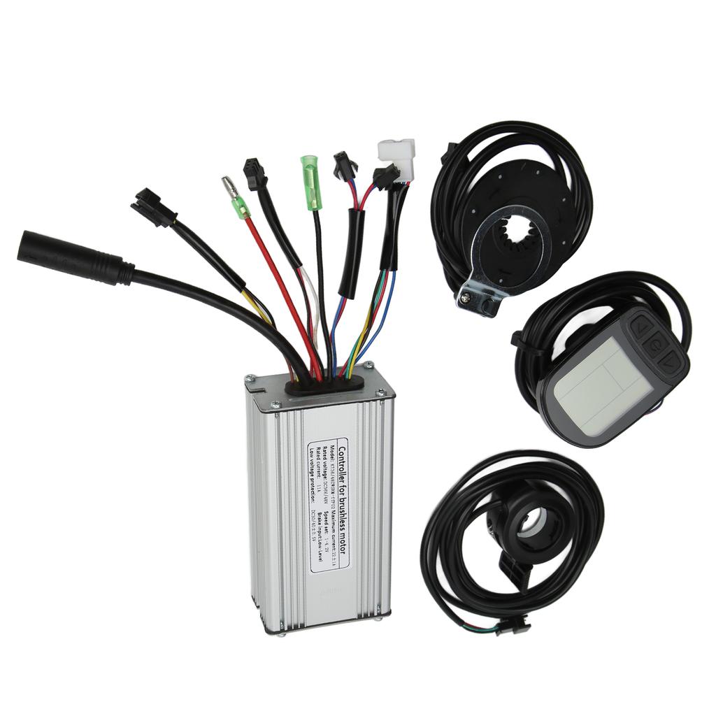 Elektrofahrrad Motorcontroller 22A Rechteckwellen-Controller mit LCD5 Panel für 500W Fahrradmotor-Umrüstung