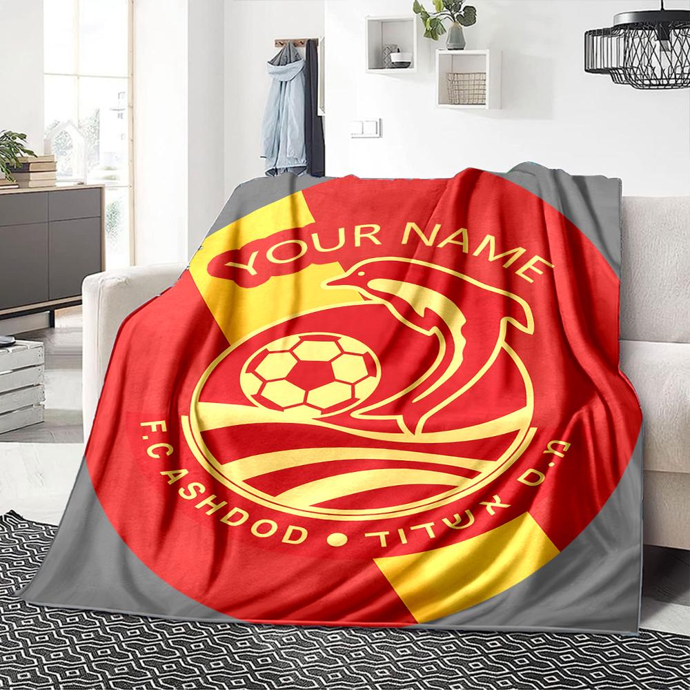Custom Name "CAN CH Emblem Design" blanket for Couch & Bed, Plush Cozy Fuzzy Blanket Super Soft & Warm Blankets for Fall and Winter. 0908251
