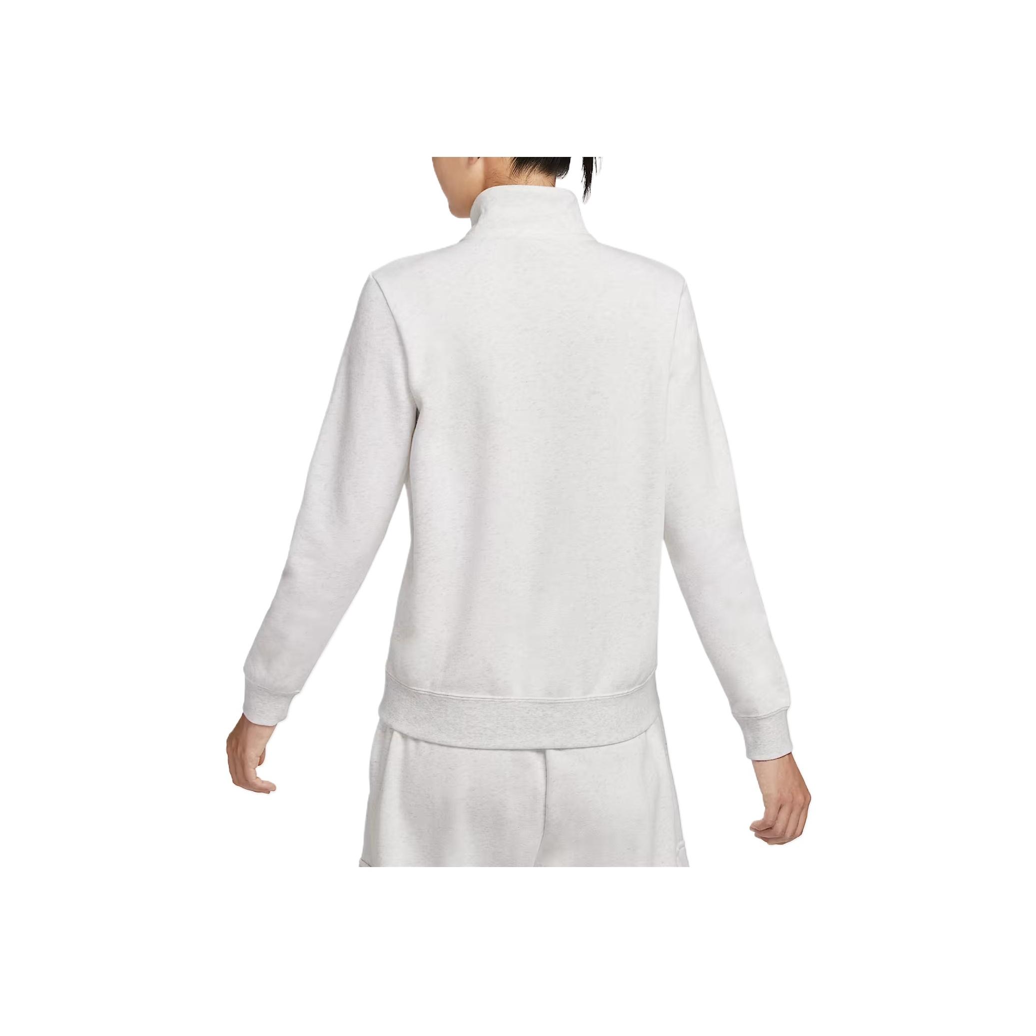 

Nike Спортивная одежда Клуб Универсальный Удобный Модный Однотонный Худи Женские худи Белый DQ5839-051 S