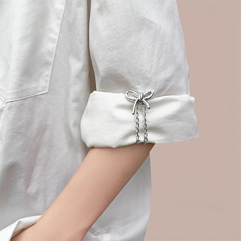 Adjustable Clothing Clips for Women in Sets of 2/6pcs - Perfect for Shortening Sleeves Instantly, Suitable for Shirts, Skirts