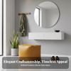 Square Pouf Multi-Functional Woven Pouf Comfortable Seating small-sized Size for Homeowners, Kids, Entryway