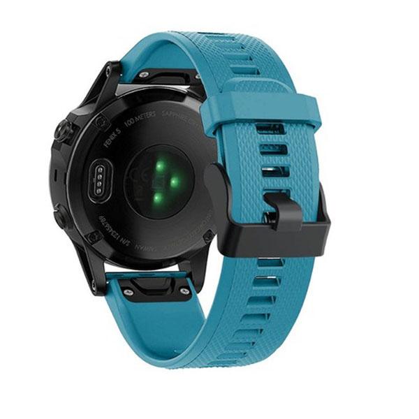

26mm 22mm Quick release Watchband For Garmin Fenix 7X 6X Pro 5X 3 3HR Silicone Easy Fit Wrist Band for Garmin Fenix 7 Fenix 6 5 22mm Fenix 7 5 6 935 синій