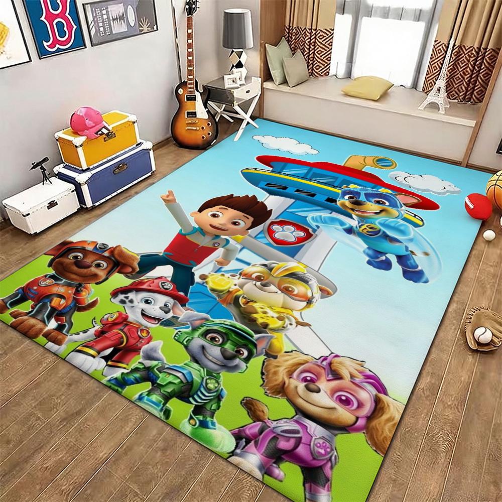 Paw Patrol Rescue Mission Indoor Rug Soft Nonslip Carpet For Living Room Hallway Balcony Home Decor Great Holiday Gift