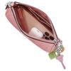 Coach Nolita 19 Heart Pendant Chain Handle Zipper Closure Patent Leather Handbag Small Women Handbag Pink CCZ27-SVPK