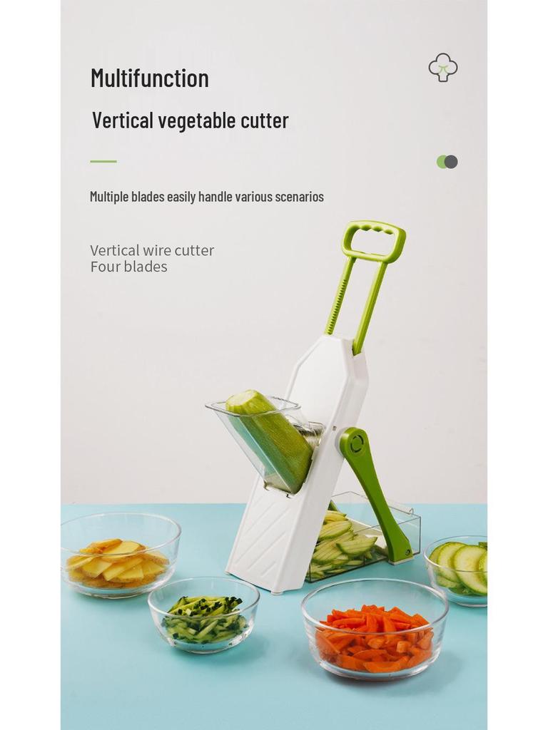 Multifunctional Vegetable Cutter & Slicer - Kitchen Shredder & Potato Julienne Tool