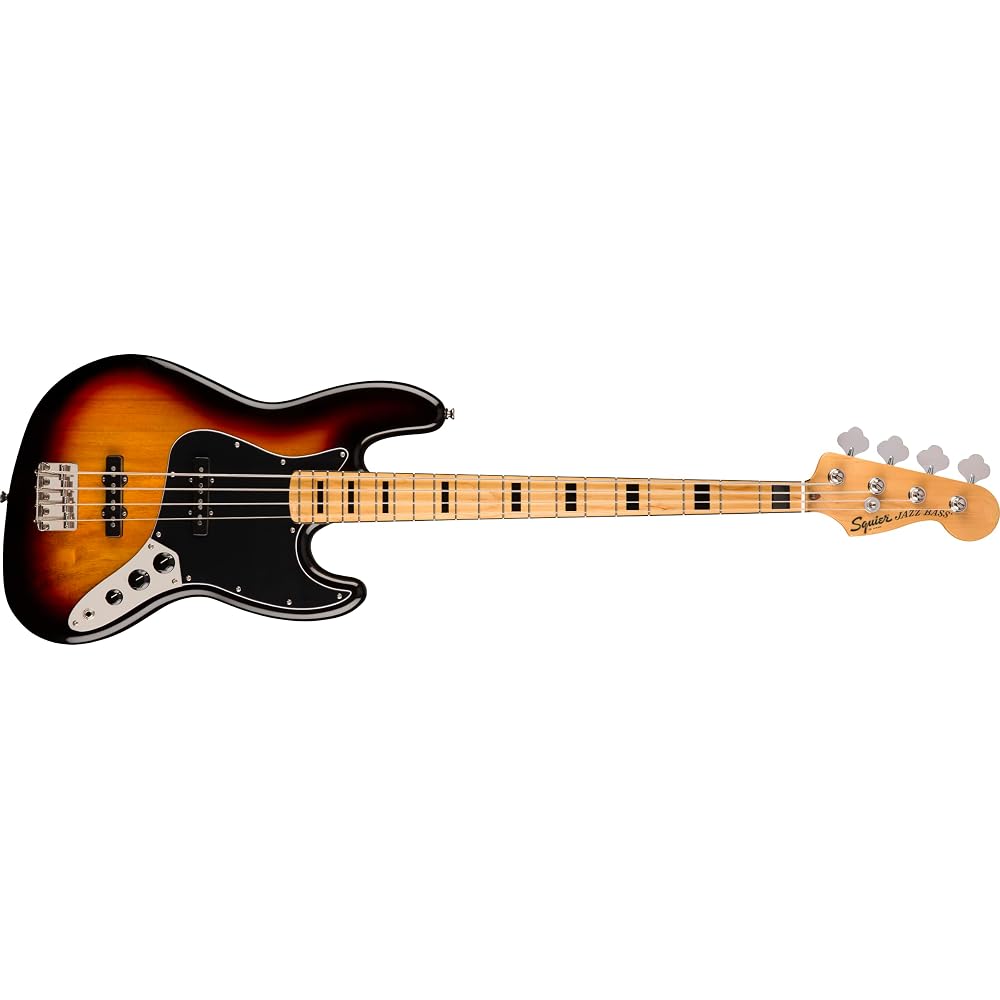 Squier by Fender Electric Bass Classic Vibe '70s Jazz Bass®, Maple Fingerboard, 3-Color Sunburst ...