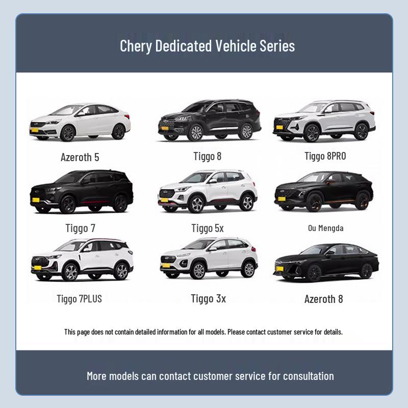 Chery Tiggo 8 HD Dashcam: Dedicated, Wire-Free, Dual Recording. Compatible with 26 Models