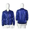 Men's Plus Size Sequin Dancewear Zip Cardigan Jacket - Bestseller