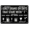 Vintage Metal Tin Sign Wall Decor Pub Bar Beer Retro Plaque Poster Wall Art Home Decor