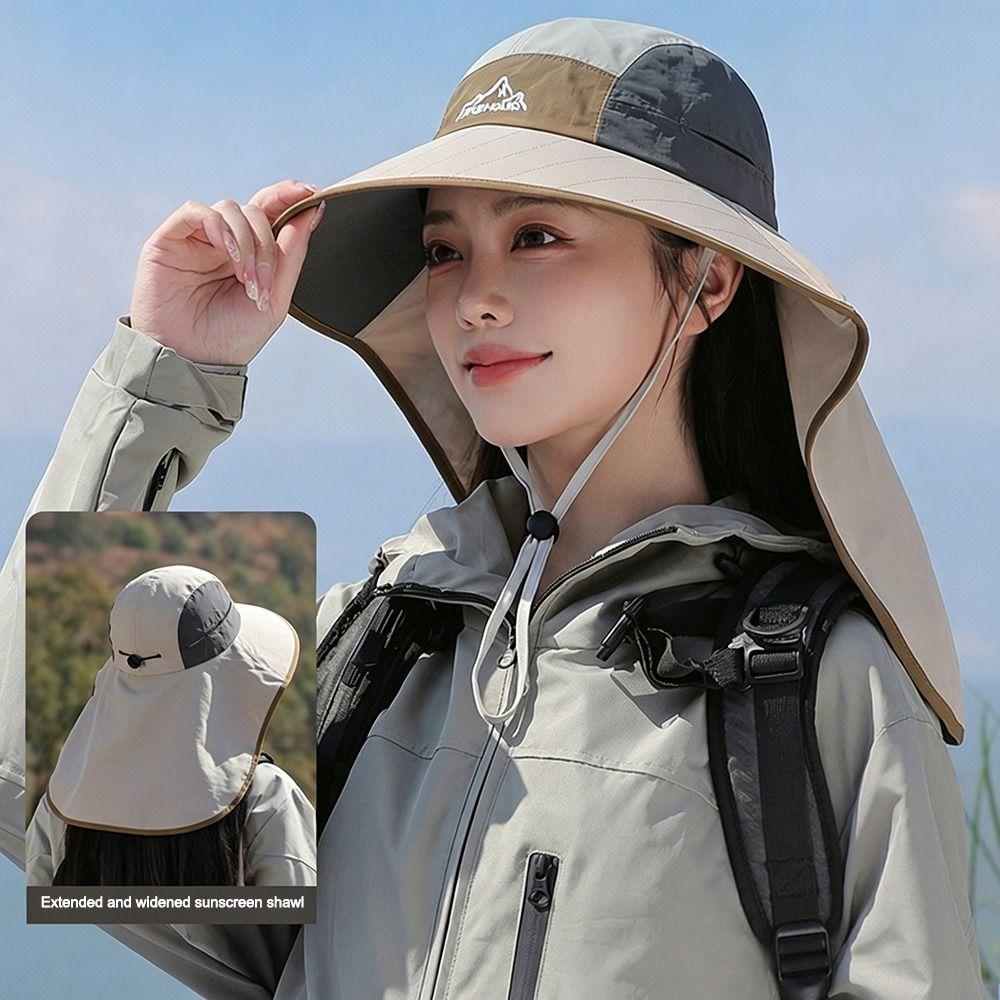 Quick-Drying Fishing Hat Wide Brim Panama Hat Casual Hiking Hat Summer