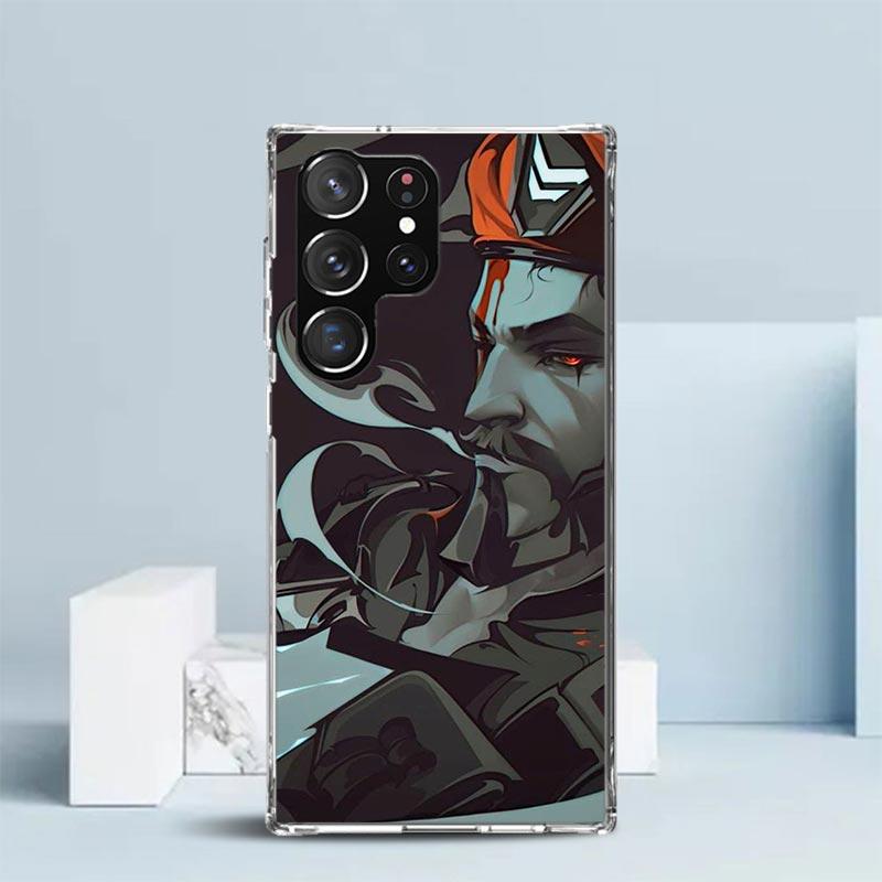 

Valorant Game Cool Phone Case For Samsung Galaxy S24 S25 Edge S26 Ultra S22 S23 Plus S21 + S20 FE Soft TPU Back Cover Galaxy S22 Samsung S22