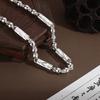 Men's Necklace, Fashionable and Domineering, Thick Bamboo Ball Bead Rib Chain, Advanced and Versatile Gift for Boyfriend