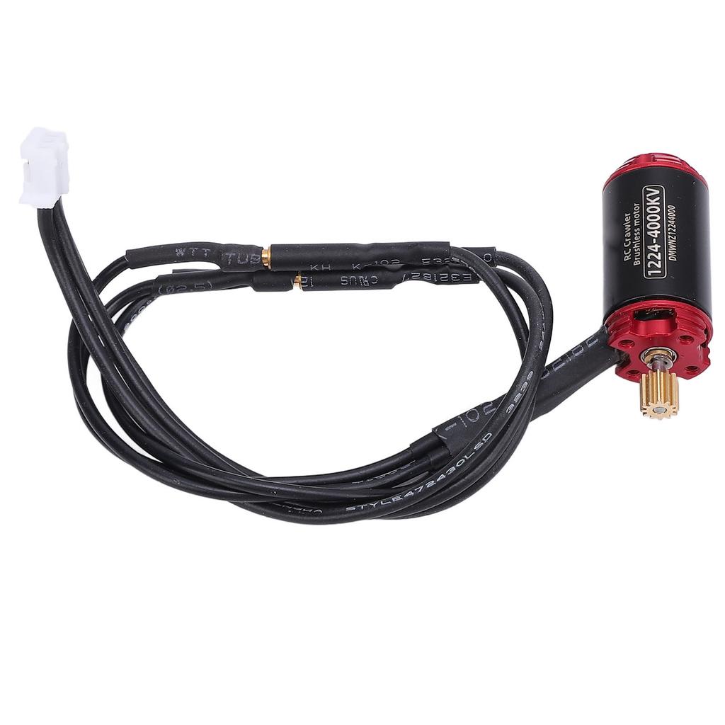RC Brushless Motor 4000KV Geringe Linearität RC Außenläufermotor mit Kabel für Axial SCX24 SCX24 124 RC